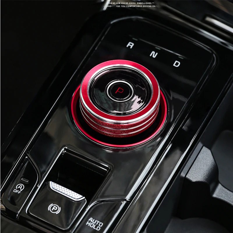 Central Control Knob Air Conditioning Steering Wheel Start Button Handbrake Trim Car Interior Parts For Kia Optima K5 2020 2021