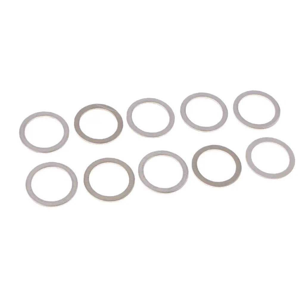 10PCS M18 Aluminum Oil Crush Washers/Drain Plug Gaskets