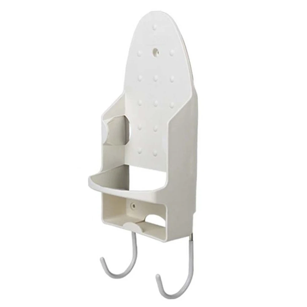 PBT Material Holder Wall Iron Holder Hotel Household Mounted Iron Shelf Ironing Board Storage Iron Shelf Hanger for Bathroom