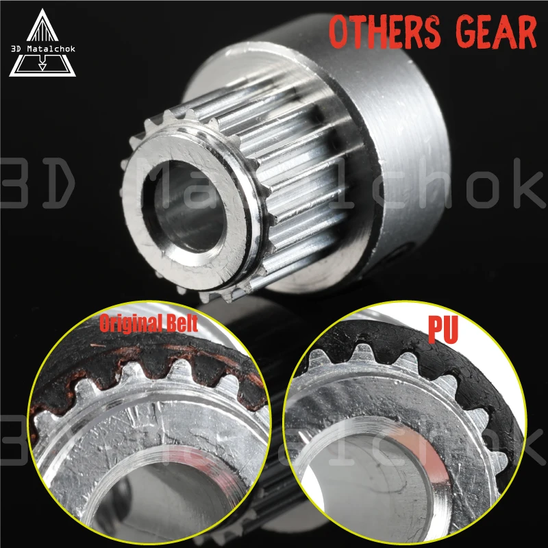 3D Printer Parts GT2 Timing Pulley 20 Tooth 2GT 20 Teeth Aluminum Bore 8mm Synchronous Wheels Gear For Width 6mm