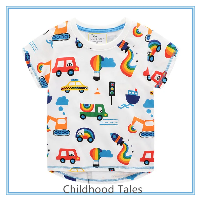 

Summer children Boys Print Short Sleeve T-shirt fashion clothing