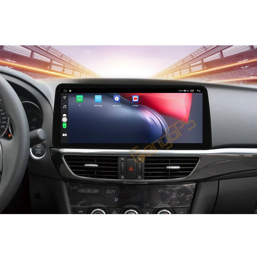 12.3 inch For Mazda 6 Atenza 2013 2014 2015 2016 2017 Android Car Radio Stereo Multimedia Player 2Din Autoradio GPS Navi Screen