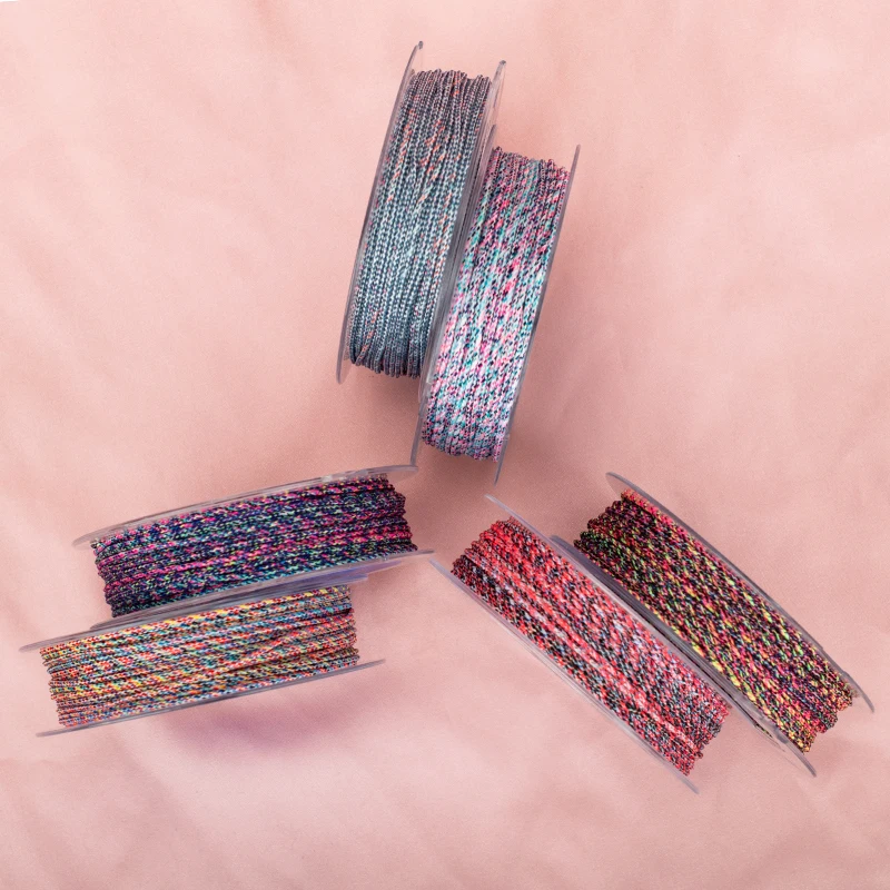 Filo di Nylon intrecciato da 1.2MM collana fai-da-te corde per cinturino corde perline braccialetto per gioielli che fanno accessori