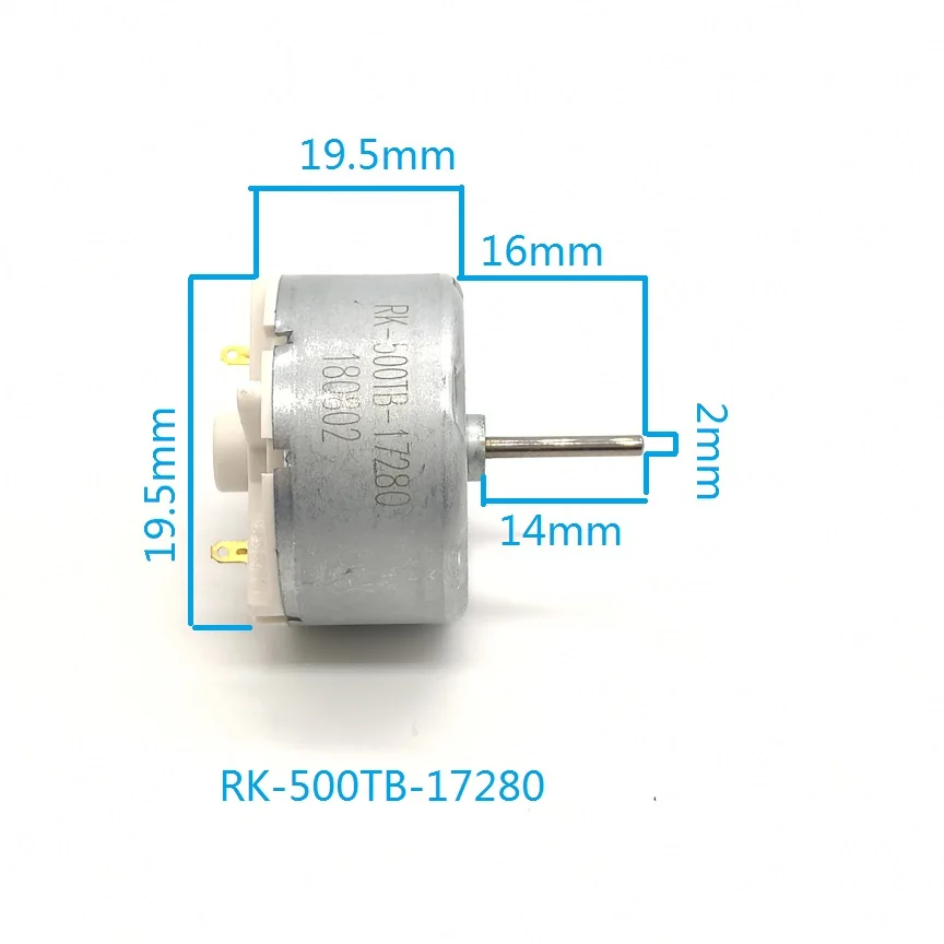 Brand New Micro DC Motor RF-500TB Precious-Metal Brush 1.5-14.4VDC Motor 500 For Sweeping Robot/Humidifier