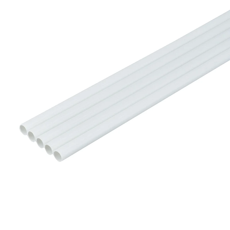 Kit de Tubes de tiges en plastique ABS au styrène, diamètre 2-10mm x 500mm, pour modèle de Construction artisanale, projet de bricolage (40 pièces)
