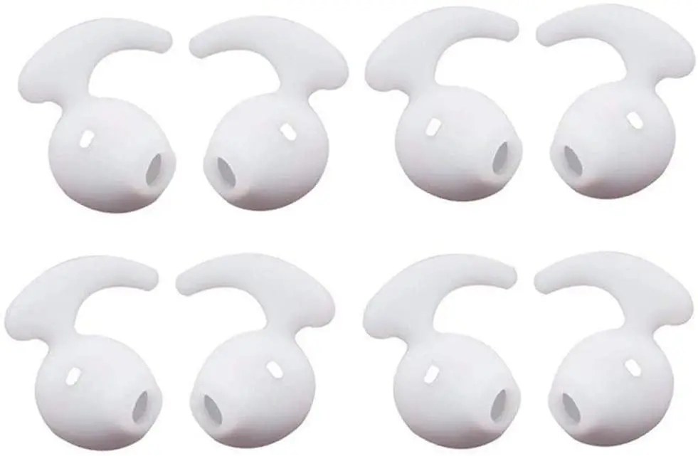 サムスンs7s7エッジs6エッジ9200 g9250レベルuイヤフォン用イヤフォンカバーイヤーフック交換用シリコンイヤーグラスファイバーフォン4ペア