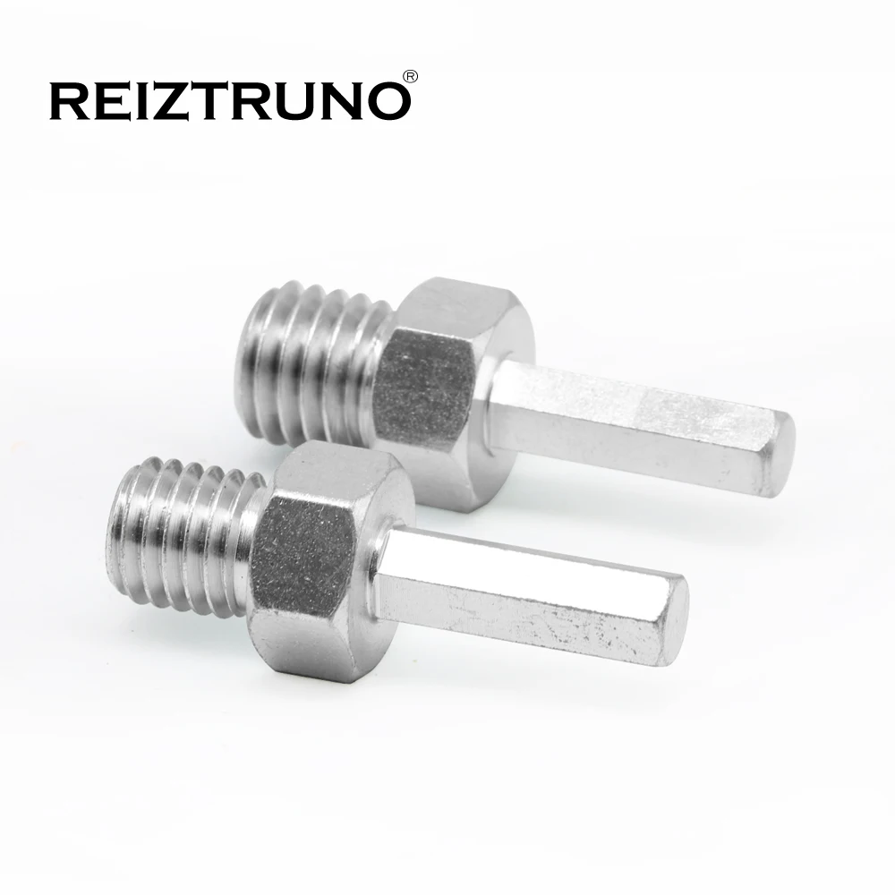Reiztruno 1ピース六角シャンクアダプタコアビット-M14または5/8 "-11に3/8" 六角シャンク高品質アングルグラインダーアダプタ
