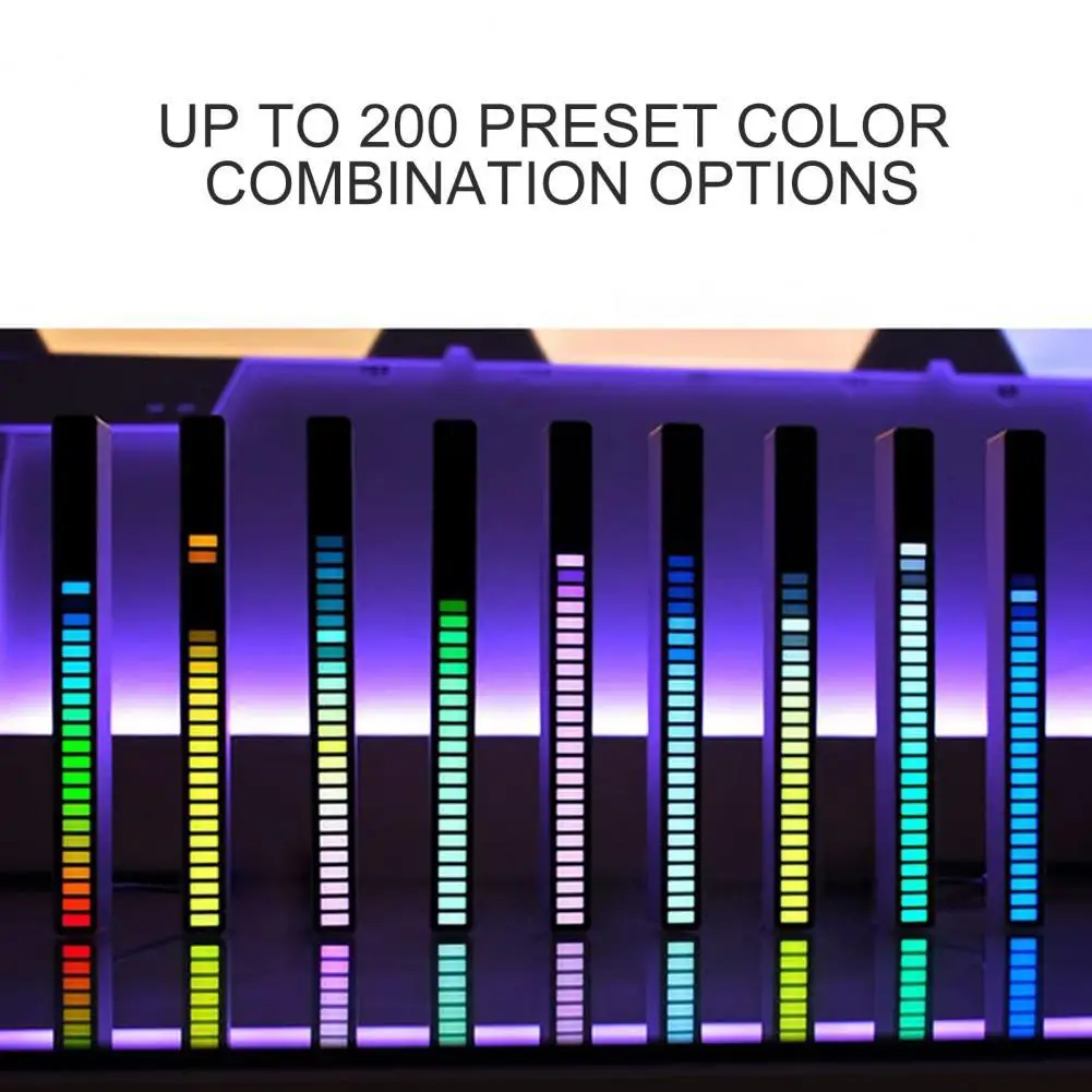 Portable Sound-Activated Auto Audio Grb Pickup Ritme Licht Muziek Spectrum Indicator