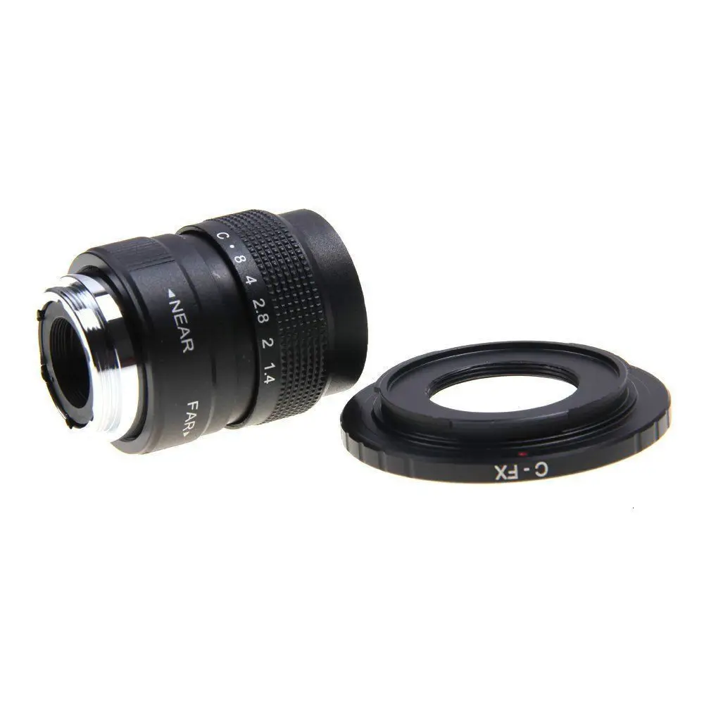 GloryStar 25mm F 1,4 CCTV TV Film objektiv + C Montieren zu Fuji Fujifilm X-A2 X-A1 X-T1 X-T2 X-T10 x-E1 X-E2 X-1M X-Pro1 X-Pro2 X-MOUNT