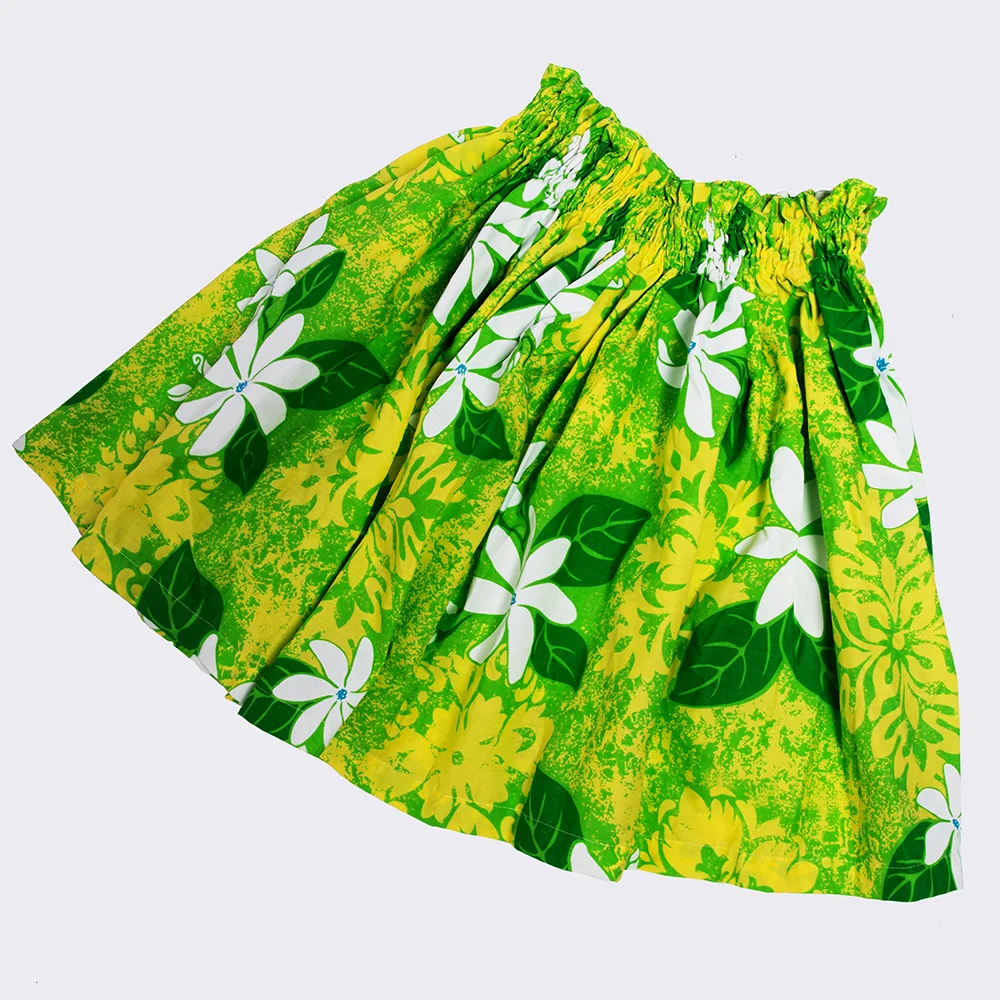 Free Shipping HS00020 10Pcs/lot Green Hula Pa\'u Set Skirt For Chlid Pretty Girl Party Decoration Fashion Dress Wholesale