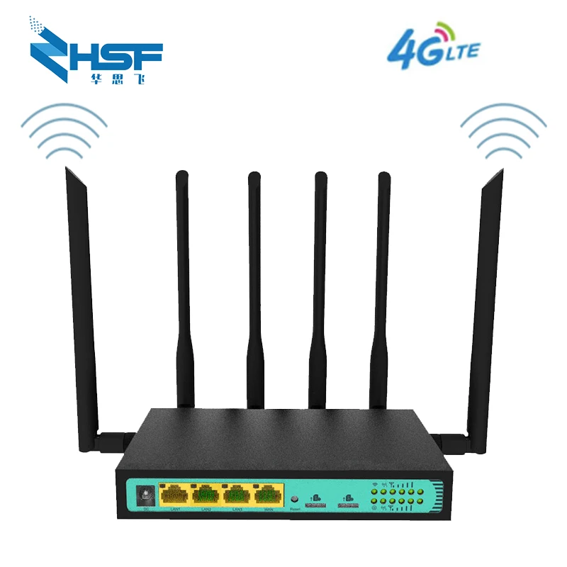 4G wifi dual card dual standby router industrial CPE LTE router VPN PPTP L2TP unlock 4G router dual SIM card slot 32 online