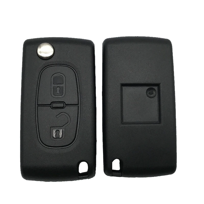 2 Buttons Car Key Case For Peugeot 308 408 207 307 3008 5008 807 For Citroen C2 C3 C4 C5 C6 Remote Flip Key Shell CE0523 CE0536