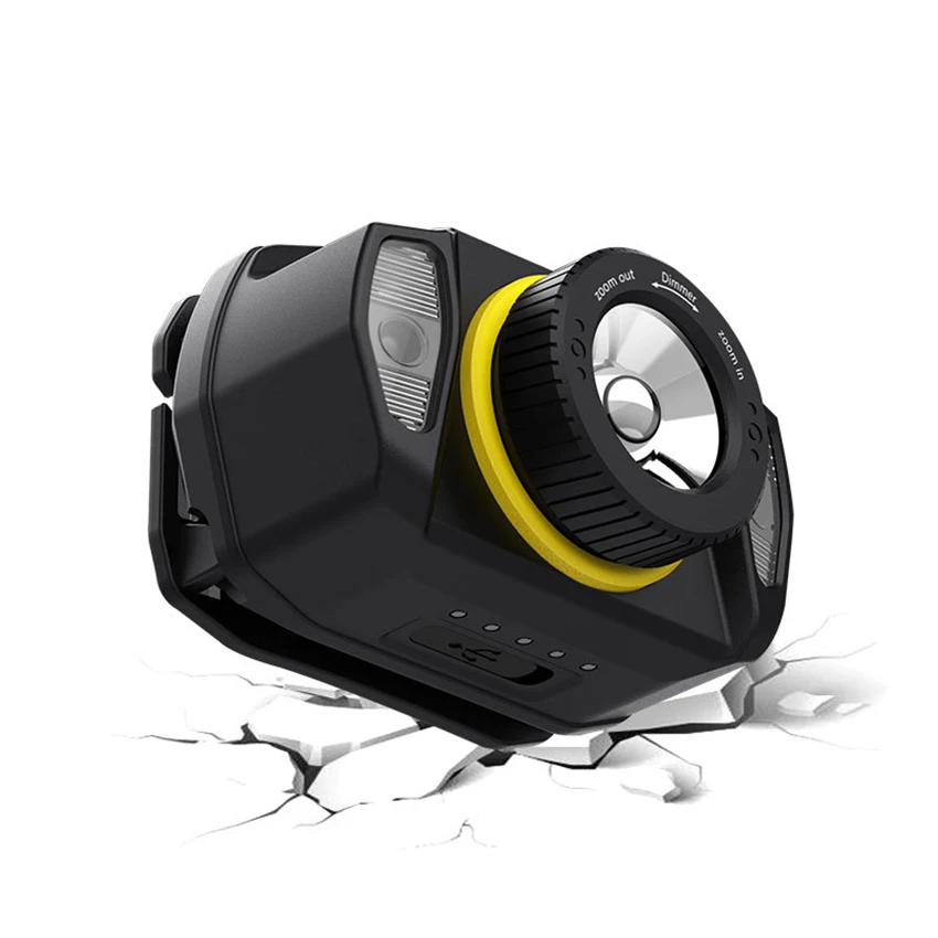 Lampe de sauna à LED aste Xaf +, 400 lumens, batterie 1200 mAh, légère, étanche, rotative, zoomable, 5 modes