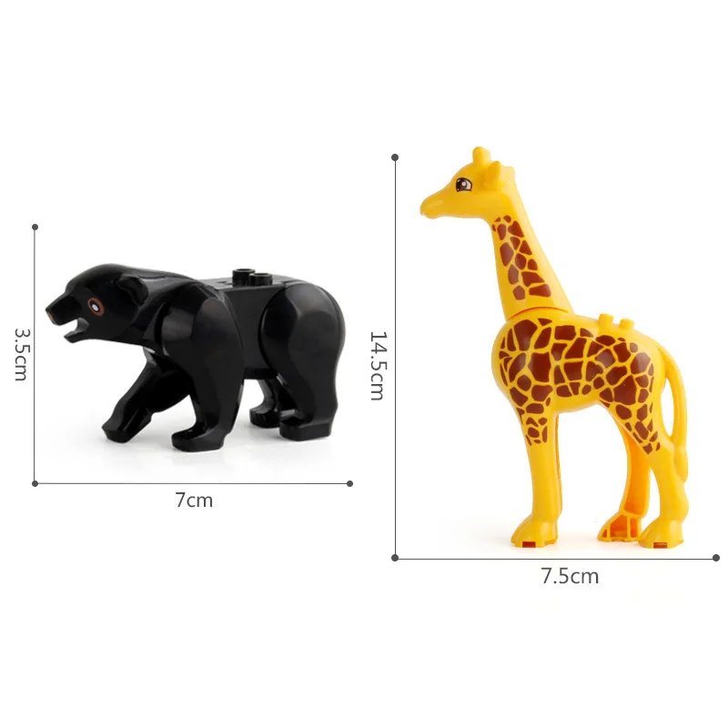 Compatible Mini Animals Building Blocks for Children MOC Turtles Bird Dolphin Fish Model Building Blocks Bricks Kids DIY Toys