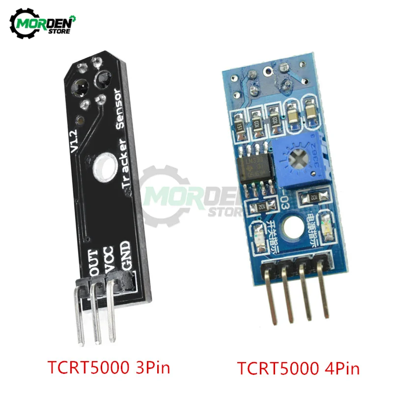 TCRT5000 3Pin 4Pin Infrarood Reflecterende Sensor Ir Optische Switch Barrier Lijn Track Module Voor Arduino Diode Triode Board