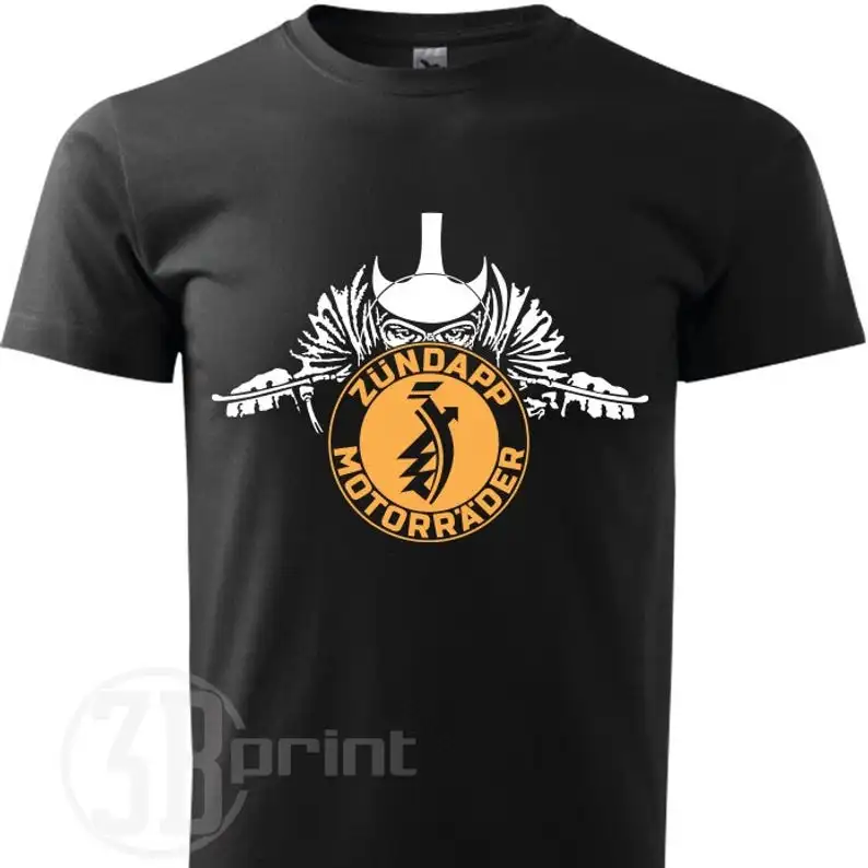 Zundapp Motorfiets Mens T-shirt Klassieke Retro T-shirt 100% Katoen 2019 Mode Unisex Tee