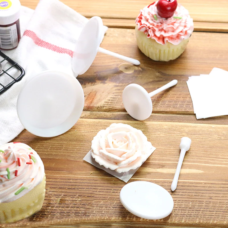 1PCS Plastic Piping Nail Cake Flower Nails  Nozzle Nail Decor Lifter Fondant Cream Transfer Baking Pastry Kitchen