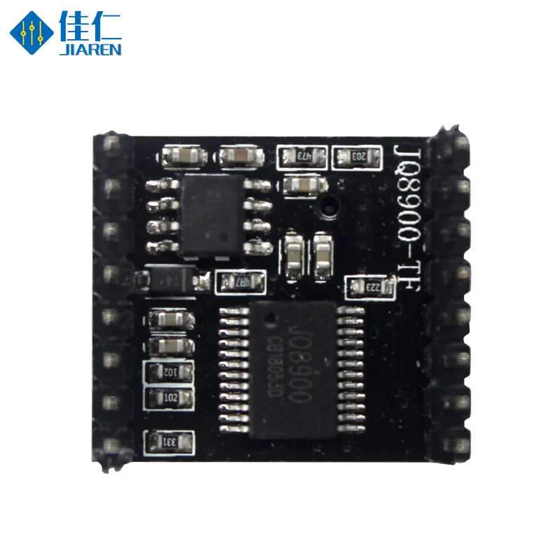 Mini MP3 Player Module MP3 Voice Decode Board Voice Module Board U-Disk IO/Serial Port with TF Card for Voice Prompt