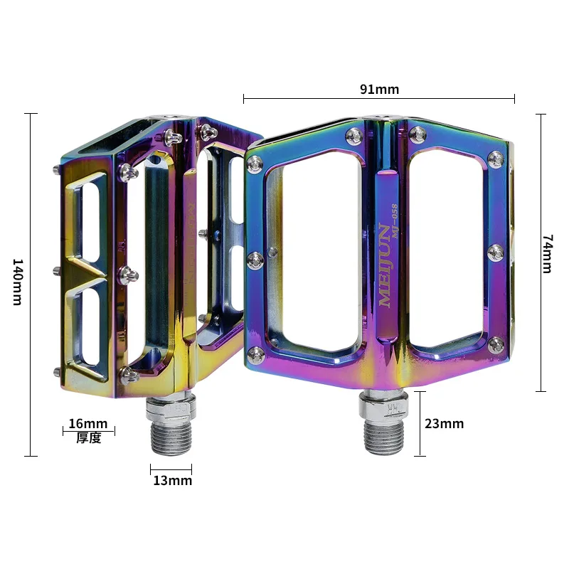 Flat Bike Pedals MTB Road 2 Sealed Bearings Bicycle Pedals Mountain Bike Pedals Wide Platform Pedales Bicicleta Accessories Part