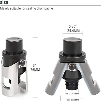 香檳塞,香檳、卡瓦、普羅塞克和氣泡酒瓶封,防漏香檳塞 10 最佳銷售 普羅博特水瓶蓋 - №1