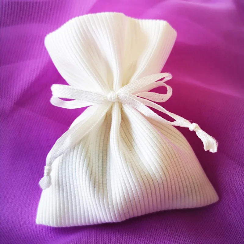 Small White Gift Bags 7x9cm Wedding Birthday Party Candy Favor Sack Cosmetic Jewelry Packaging Pouches
