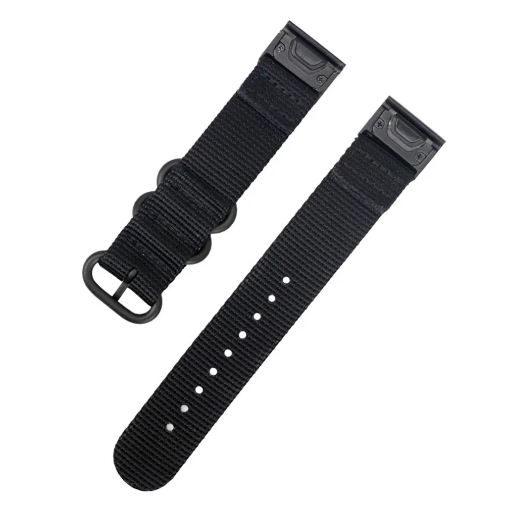 26 22 20mm Nylon Watchband for Garmin Fenix 5X 5 5S Plus 3 3 HR/Forerunner 935/945 Quick Release Easy Fit Watch Strap Band