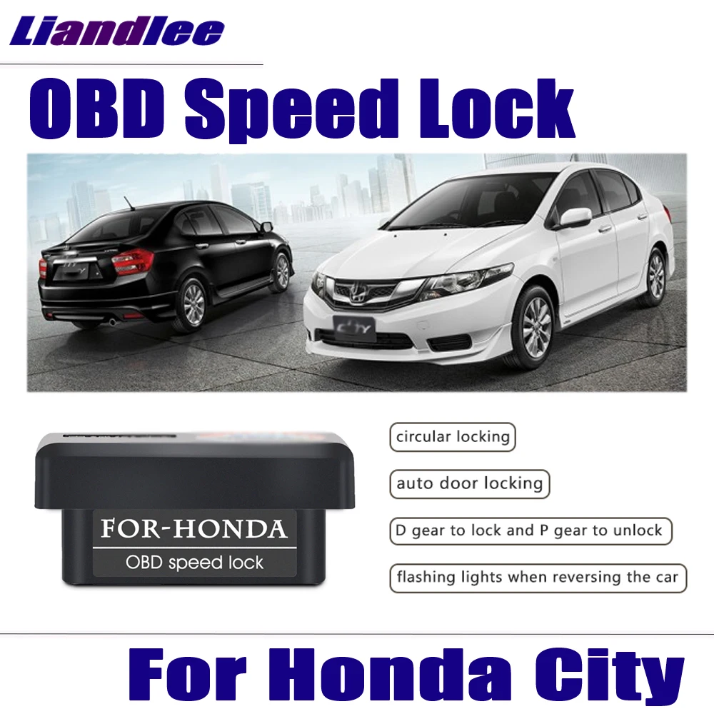 For Honda City (GM6) 2015-2019 Car Auto Automatic Door Closer Speed Lock OBD Decoder Module Accessories