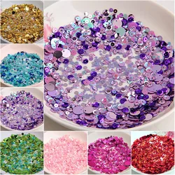 Paillette Sequin Mixed Sizes Shapes Flat Cup Confetti Loose Sequins Paillettes Sewing Wedding Accessories 10g