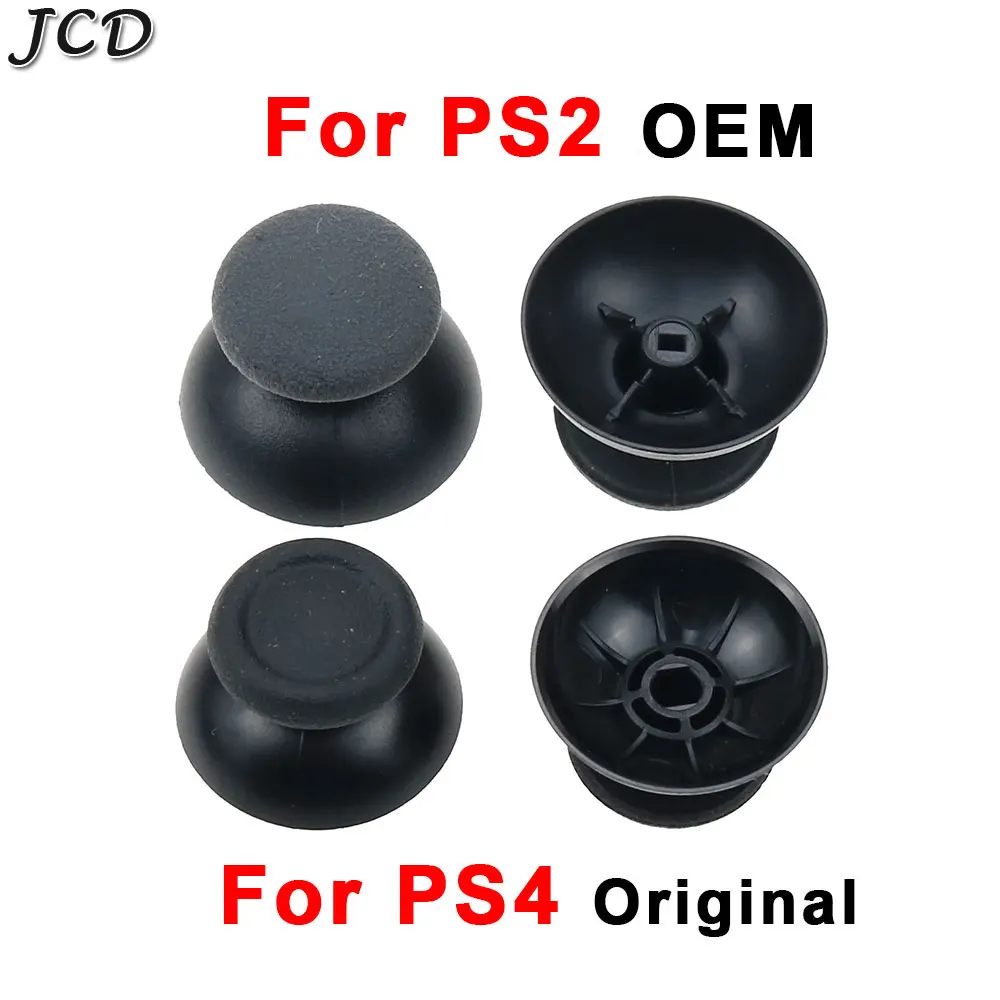 

JCD 2pcs Original& OEM 3D Analogue Thumbsticks for Sony PS4 for PS2 Controller Analog Thumb Stick Cap Grips