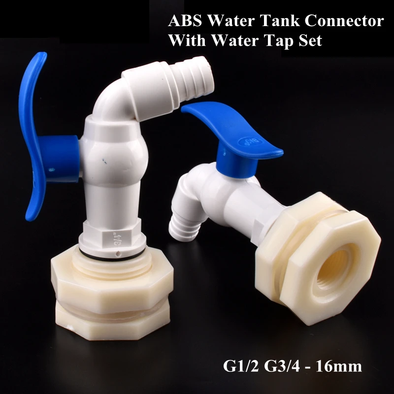 

G1/2 3/4 To 16mm Water Tap Water Tank Connector Set Watering Irrigation Adapter Car Wash Joint Aquarium Fish Tank Hose Joints