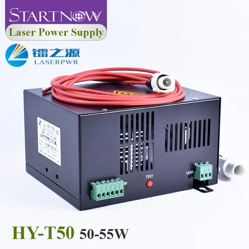 

HY-T50 CO2 Power Supply Generator Device 110V 220V For 50W 55W CO2 Laser Tube PSU Source HY-50W Laser Cutting Machine Parts