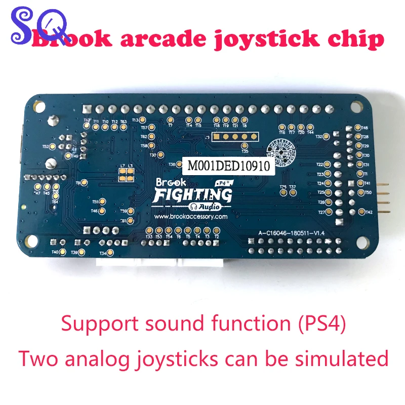 Brook arcade joystick chip Ps3/Ps4 Support button type big joystick  multi-host No disconnection problem