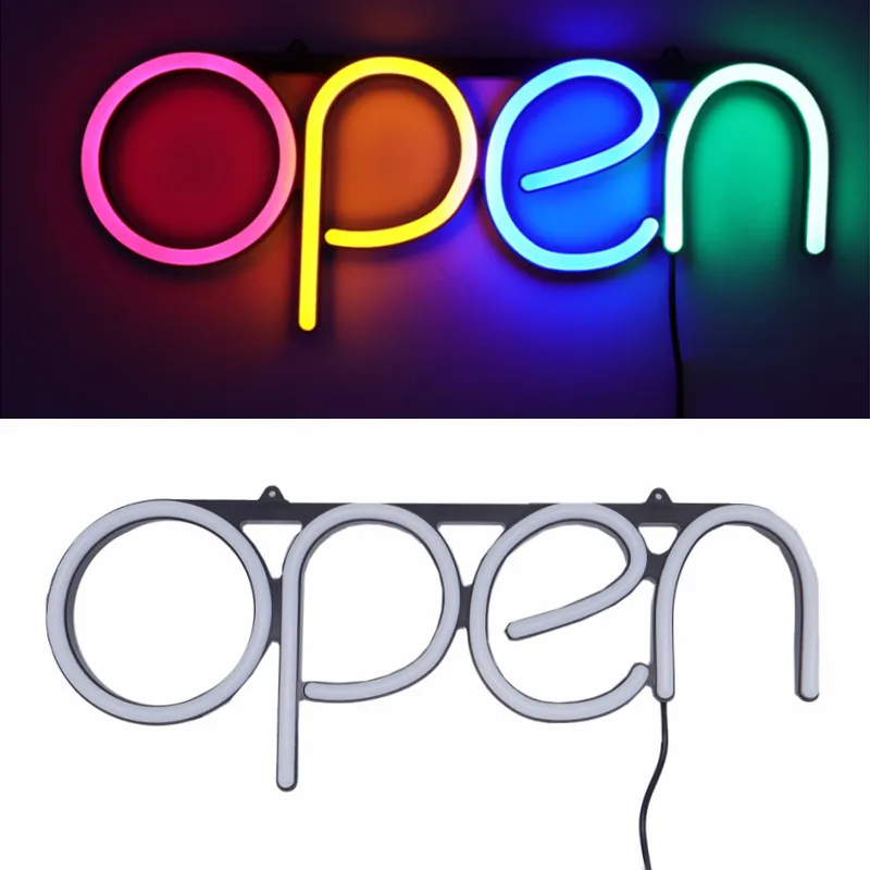 CALCA OPEN Neon Sign Business LED Light Lamp Integrative Ultra Bright Bar Club KTV Store Shop Advertising Lighting LED Lamp Sign