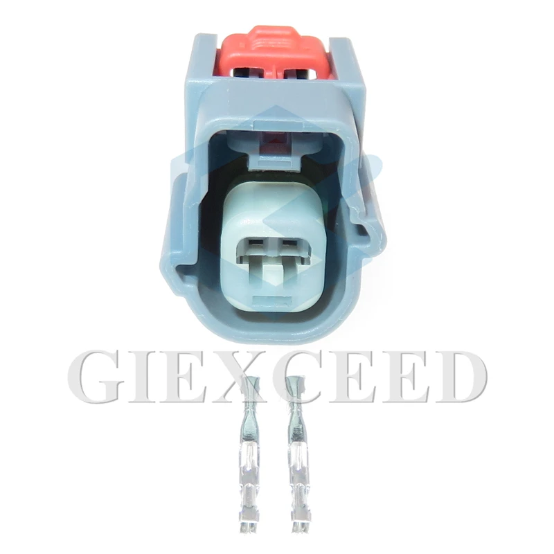 2 Sets 2 Pin Car Wiring Terminal Connector For Cadillac Buick 0.6 Series Auto AC Assembly Collision Knock Sensor Socket