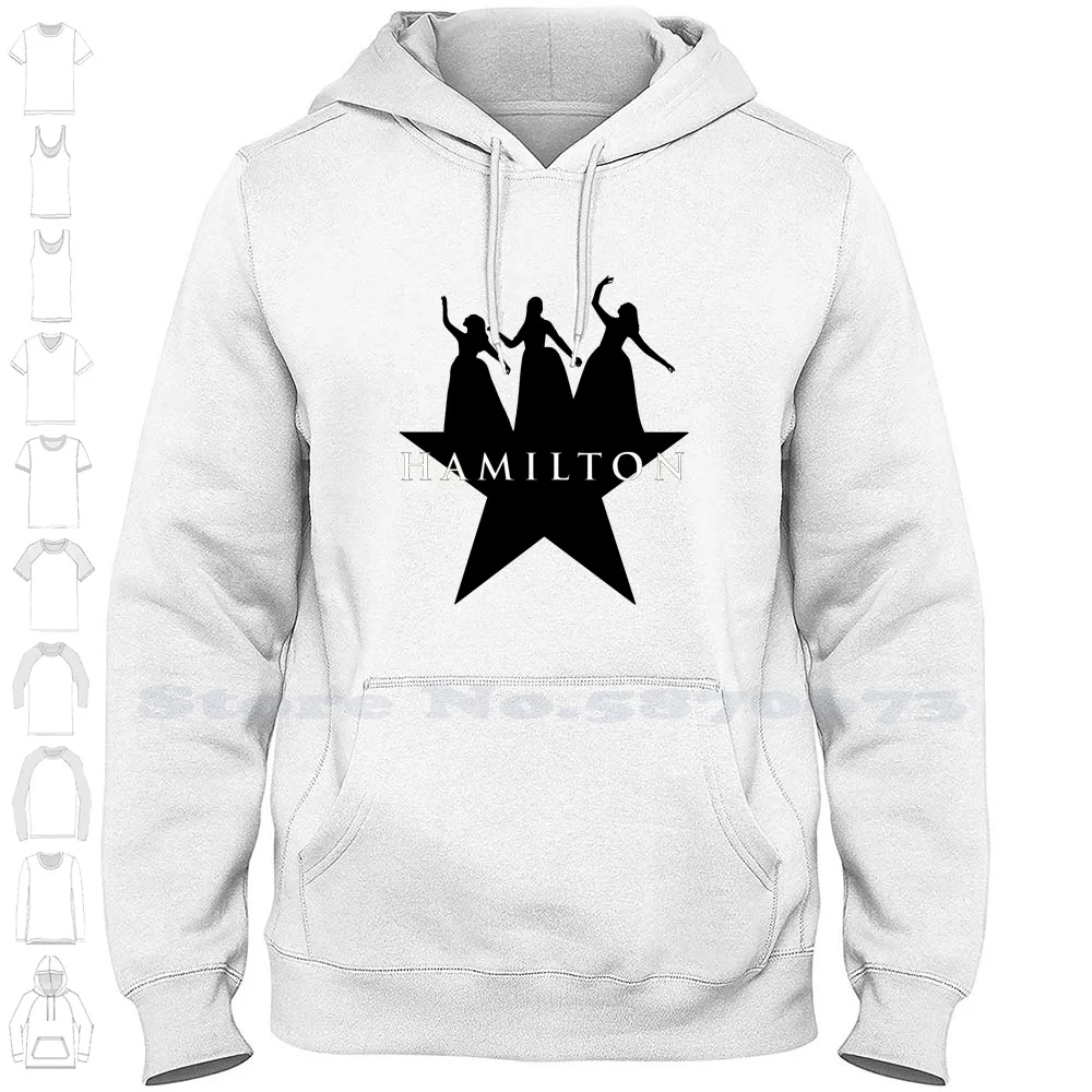 Hamilton Schuyler Sister Logo 100% Cotton Hoodie T-Shirt Hamilton Alexander Peggy Angelica Eliza Schuyler Sister Musical