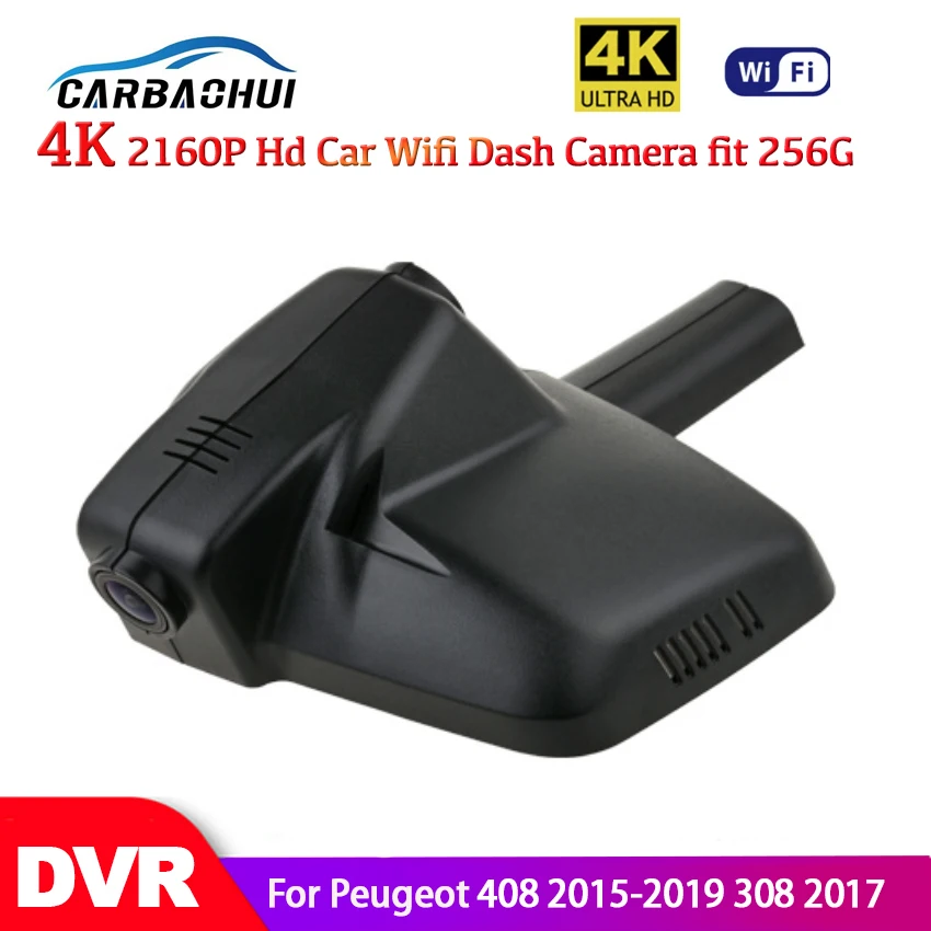 Car Wifi DVR Dash Cam Digital Video Recorder APP Control high quality HD For Peugeot 408 2015-2019 308 2017 2018