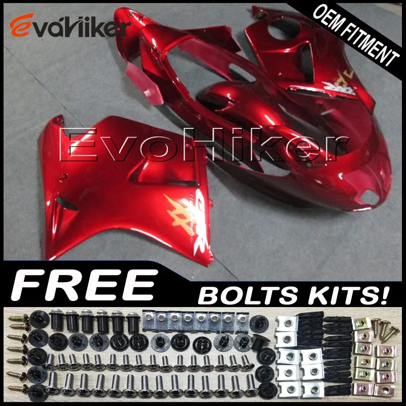 Full fairing kits for CBR1100XX 1997 998 1999 2000 2001 2002 2003 red ABS motor panels kit