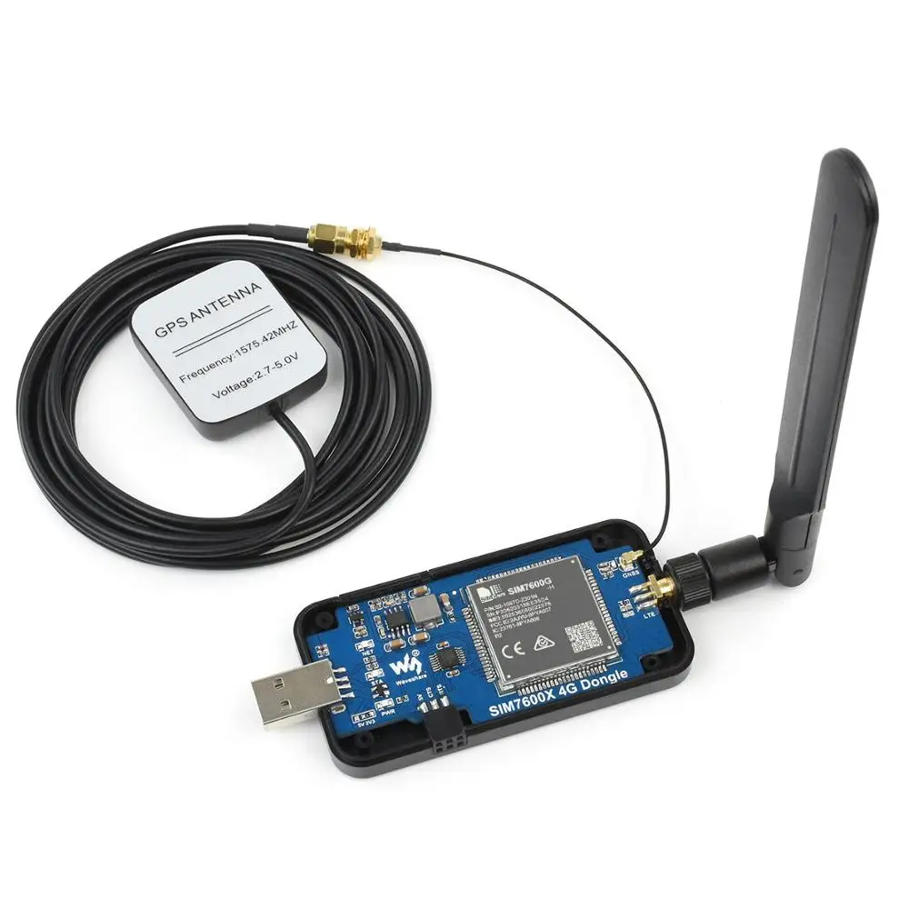 

4G LTE USB DONGLE Network Module Adapter GPS Starter Kit for RPI Raspberry Pi 3B Plus 3 4 Model B 5 Expansion Board Windows PC