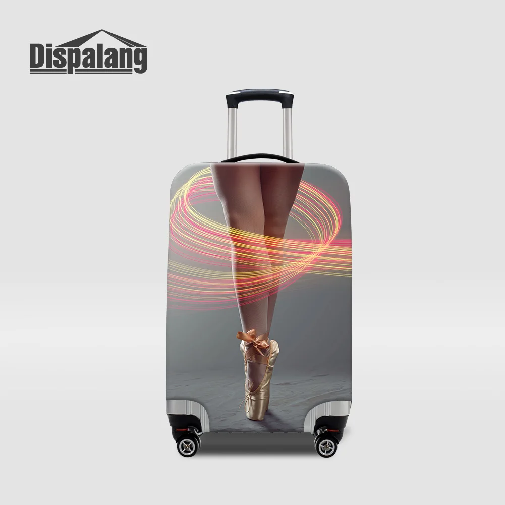 Ballet Double Sides Printing Luggage Protective Cover Spandex Sublimation Custom Logo Case For Suitcase Apply To 18-32 Inches