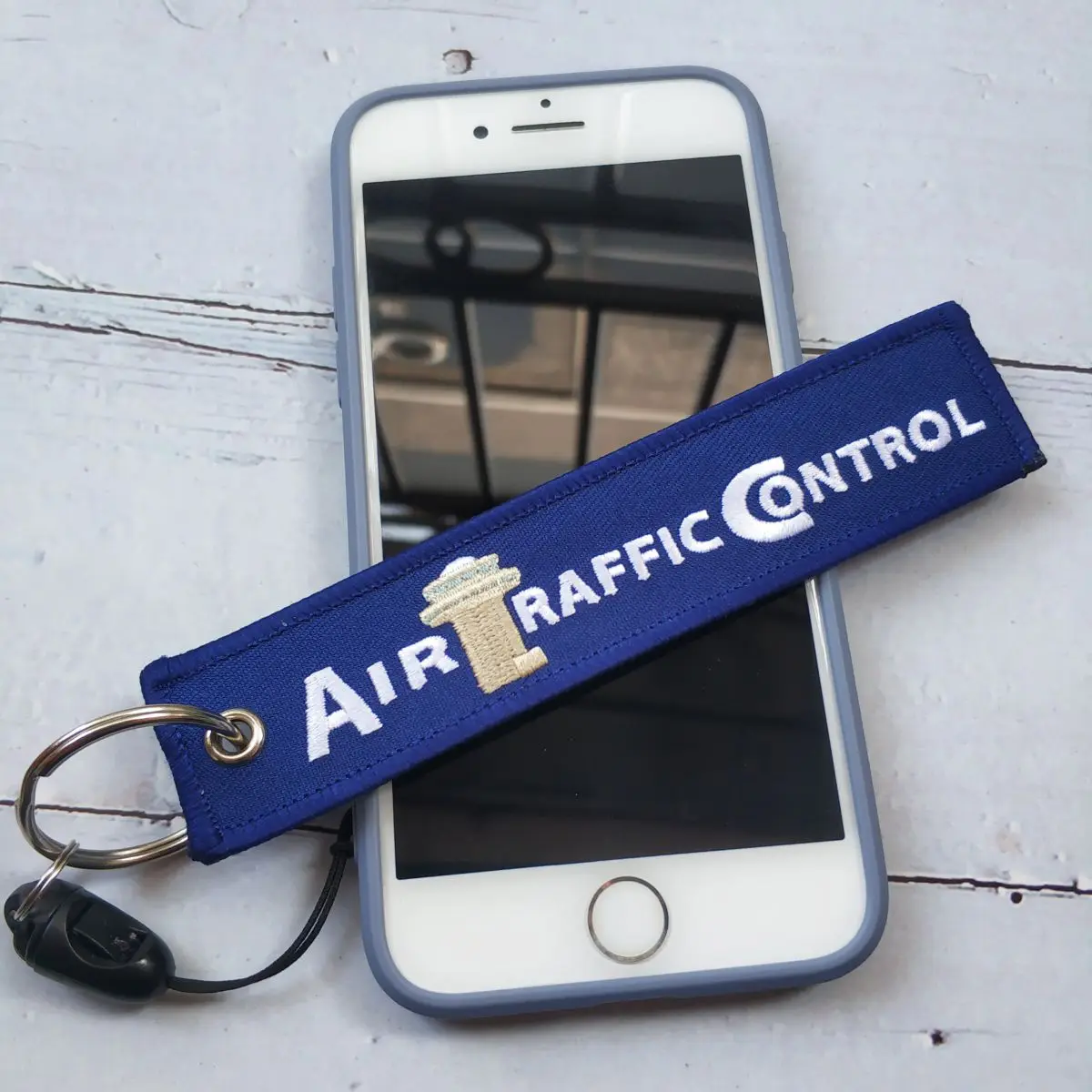 Embroidery Air Traffic Controller Phone Strap Wrist Strap for ID Card Gym Phone Straps Badge Camera GoPro String for Aviator