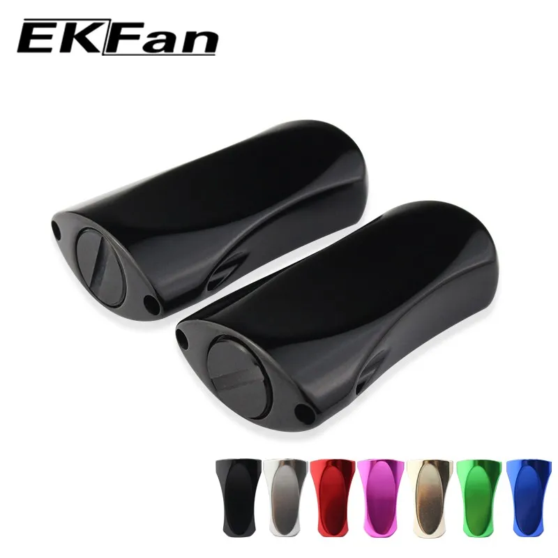 EKFan 1pair flat Aluminum alloy Knobs Fishing Reel Handle For Bait casting Component Part fishing Accessory