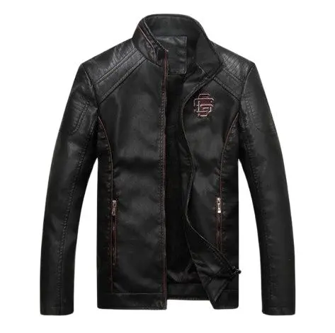 

New Men Leather Suede Jacket PU Clothing Motorcycle Biker Leather Jacket Male Casual Coat Jaqueta De Couro Masculina 5XL