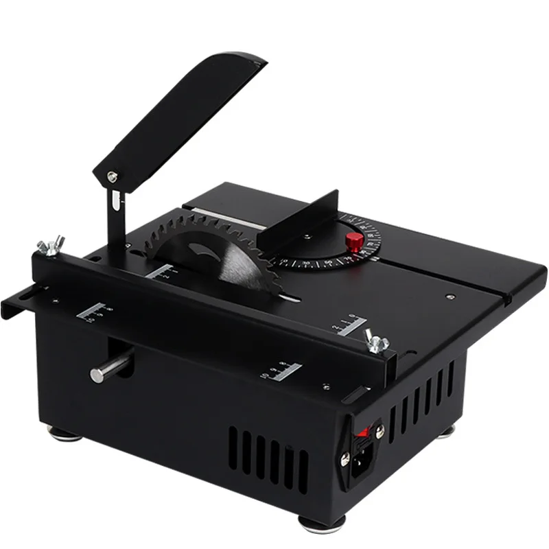 Multifunctional Electric Table Saw 1200W Desktop Circular Saw Cutter Aluminium Wood Plastic Acrylic Cutting Polishing Engraving