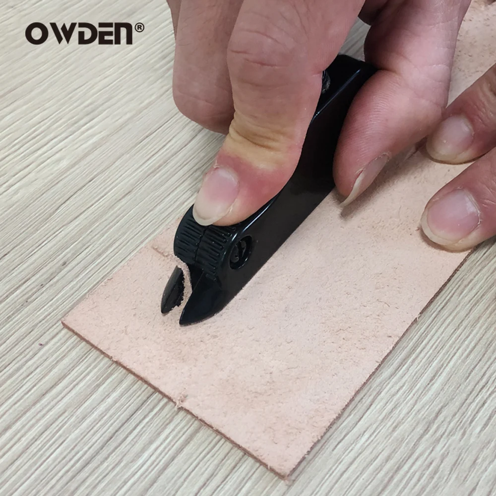 OWDEN Adjustable V-Gouge Tool Leather Craft Cutting Folds Box Corners