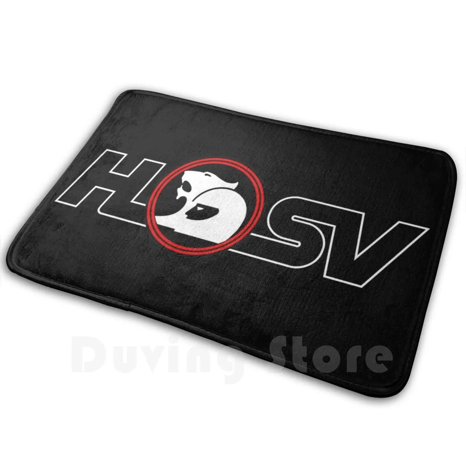 Hsv White Outline On Black Mat Rug Carpet Anti-Slip Floor Mats Bedroom Hsv Holden V8 Ve Monaro R8 Vxr8 Gm Ls Australia Aussie