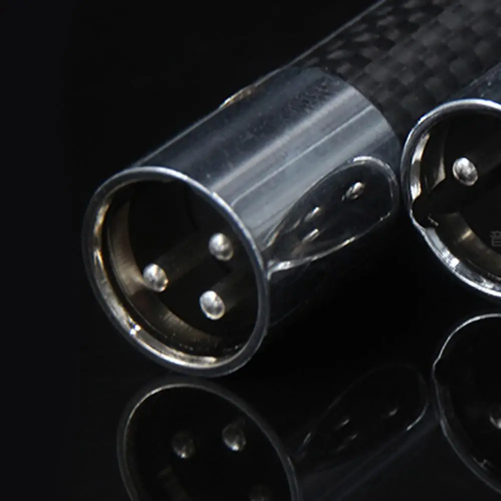 

HiFi Silver-plated QED Signature XLR Balanced Audio Cable 6N OFC 2XLR Interconnect Cable with Carbon Fiber XLR Plug