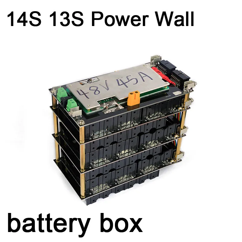 14S 13s 48V Power Wall battery pack 13 14 CELLS battery box Li-ion Lithium 18650 Lipo BMS PCB 20A 45A Protection board