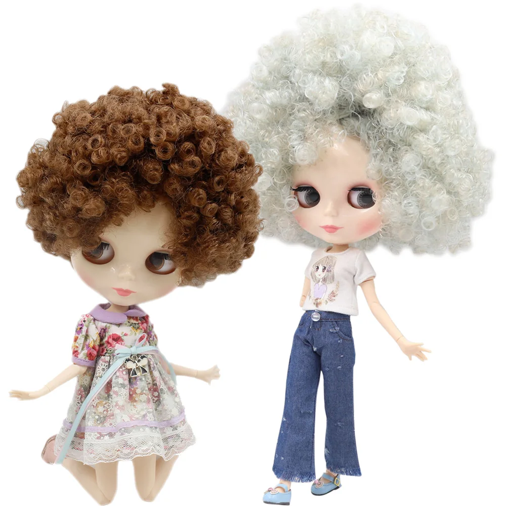 ICY DBS Blyth Doll Afro Hair JOINT Body White Skin Neo 1/6 BJD Ob4 Anime Girl