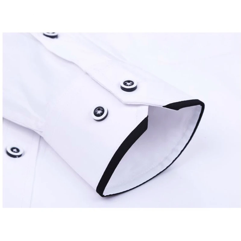 New Arrival Priest Shirt Elder Men Christian Stand-up Collar White Black Long Sleeve Catholicism Clergy Shirts Priest Uniforms