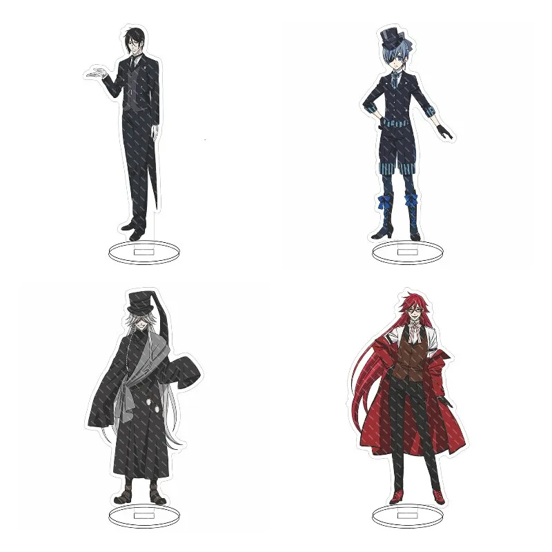 Anime Black Butler Figure Sebastian Michaelis Cosplay Acrylic Stands Brina Palencia Character Model Toy Fans Collection Gifts